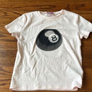 Edikted Pink and Black Short Sleeve Tee